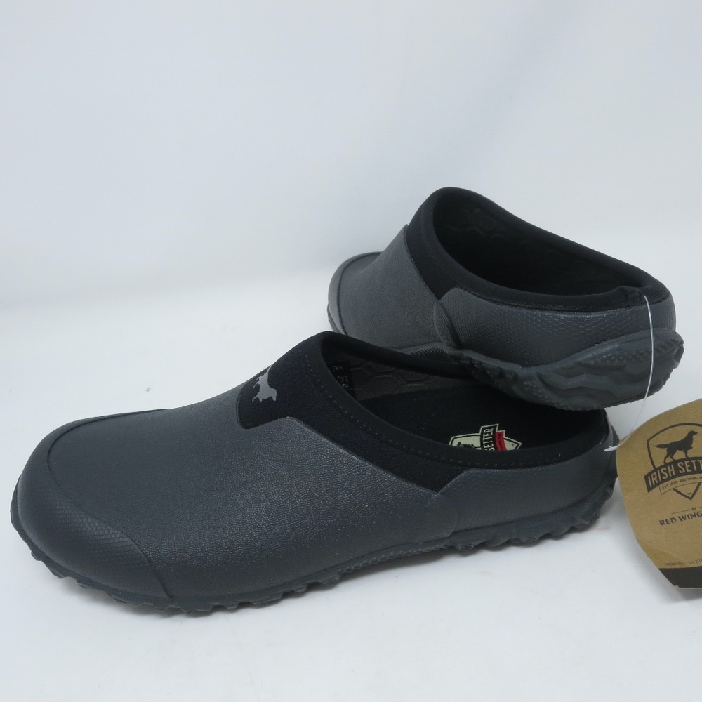 Irish Setter Mudpaw Slip On Hunting Shoes Clogs Mens 8 Womens 10 Gray/Black